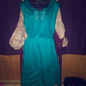 Turquoise dress